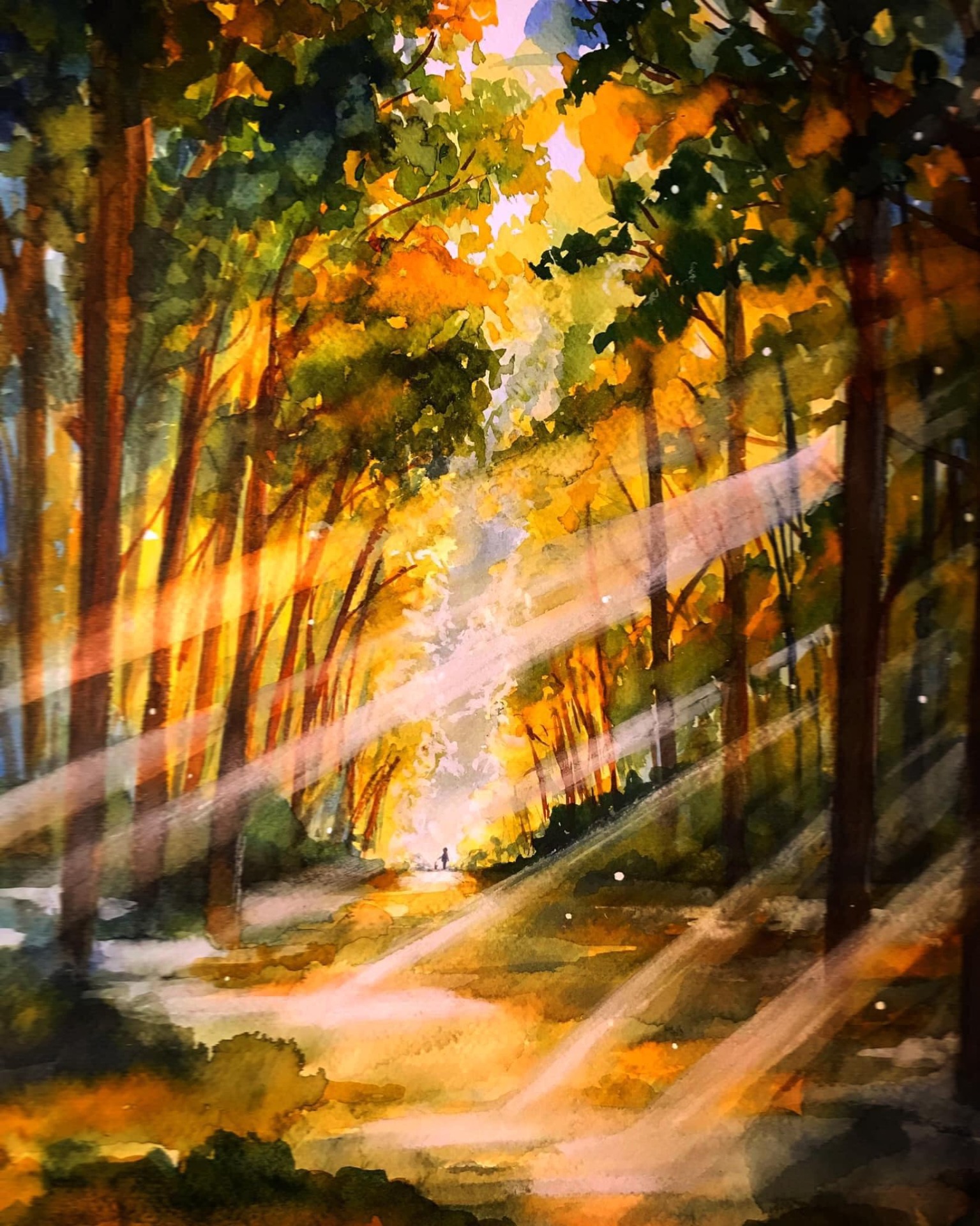 Akvarel 40x30cm